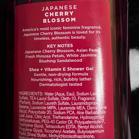 Bath and Body Works Japanese Cherry Blossom shower gel - Picture 2 of 2